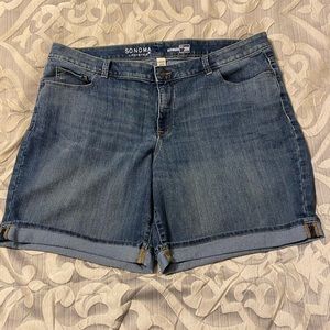 EUC Sonoma Plus Size Bermuda Denim Shorts Size 20W